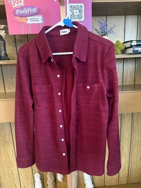 Pulse Burgundy Shacket
